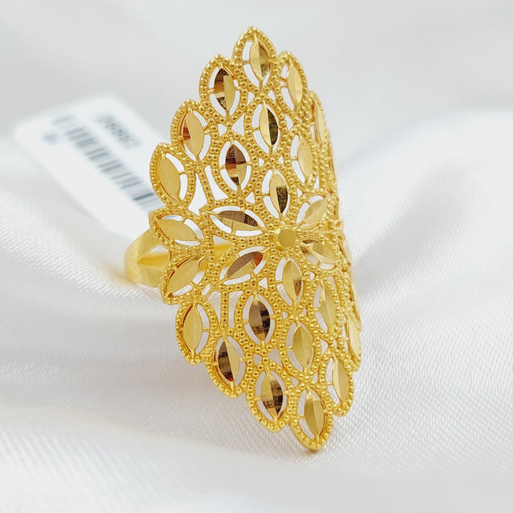 Leaf Ring  Made Of 21K Yellow Gold by Saeed Jewelry-28882