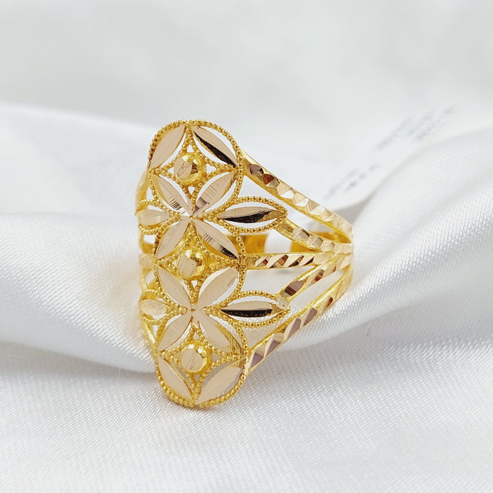 Leaf Ring  Made Of 21K Yellow Gold by Saeed Jewelry-28934