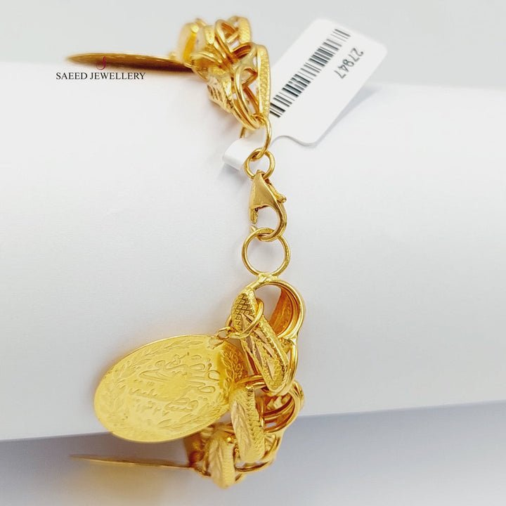 Lirat Rashadi Bracelet  Made Of 21K Yellow Gold by Saeed Jewelry-28707
