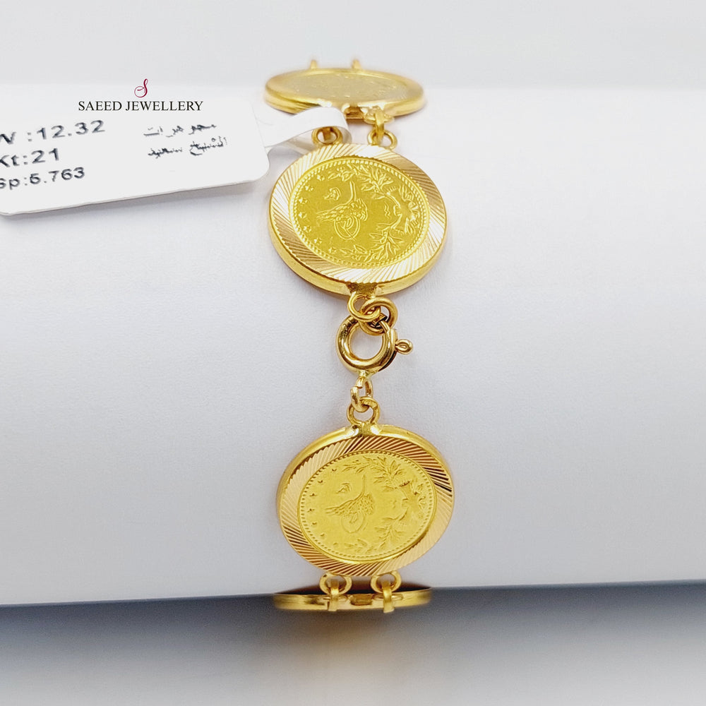 Lirat Rashadi Bracelet  Made Of 21K Yellow Gold by Saeed Jewelry-29496