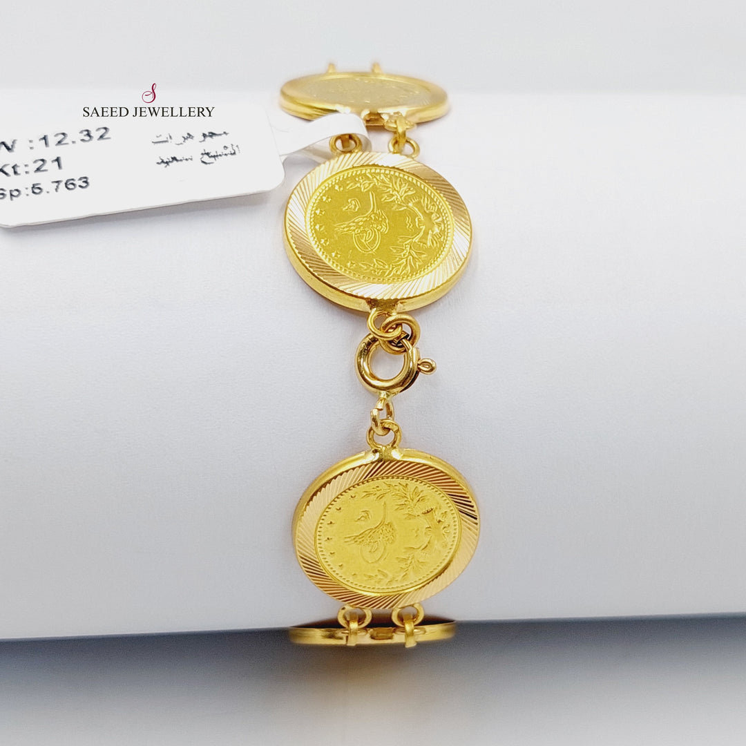 Lirat Rashadi Bracelet  Made Of 21K Yellow Gold by Saeed Jewelry-29496
