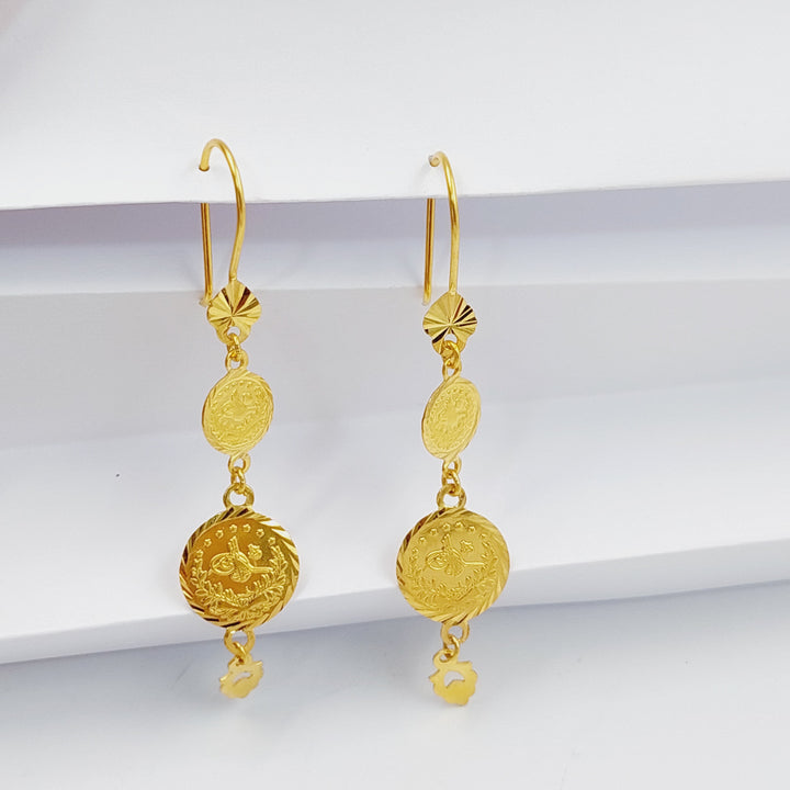 Lirat Rashadi Earrings  Made Of 21K Yellow Gold by Saeed Jewelry-30192