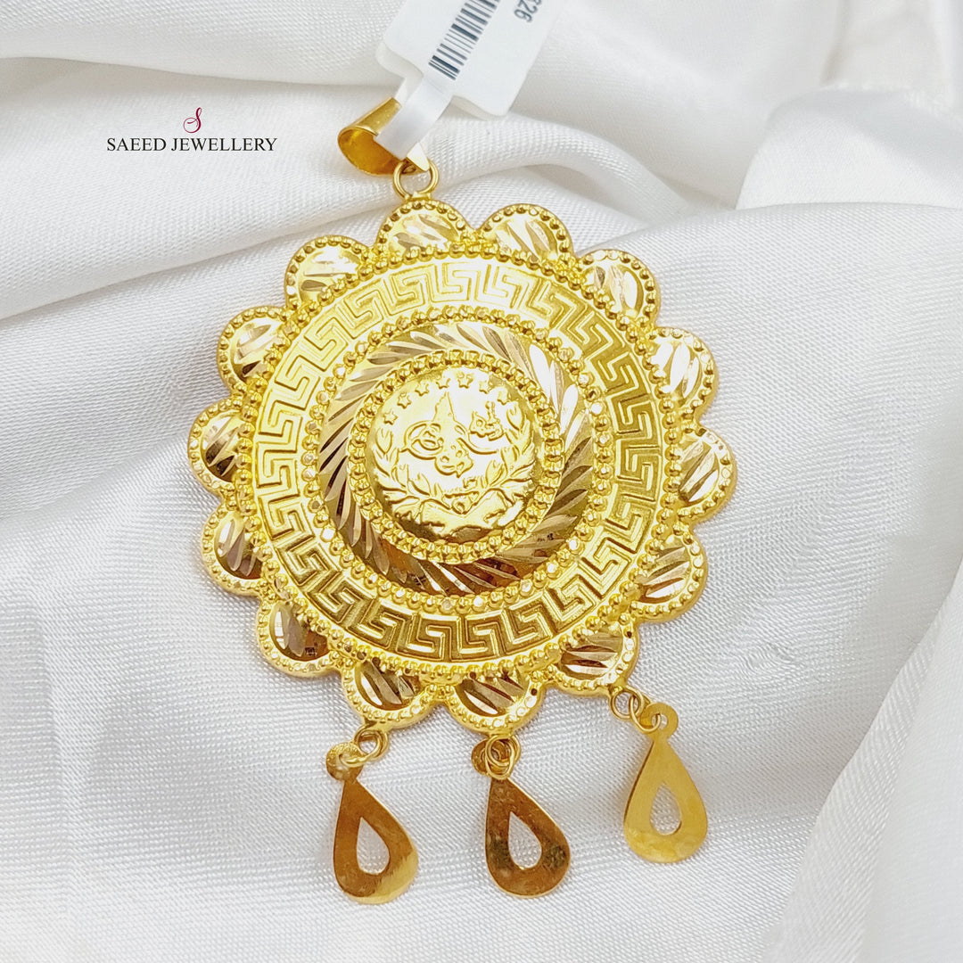 Lirat Rashadi Pendant Made Of 21K Yellow Gold by Saeed Jewelry-27626