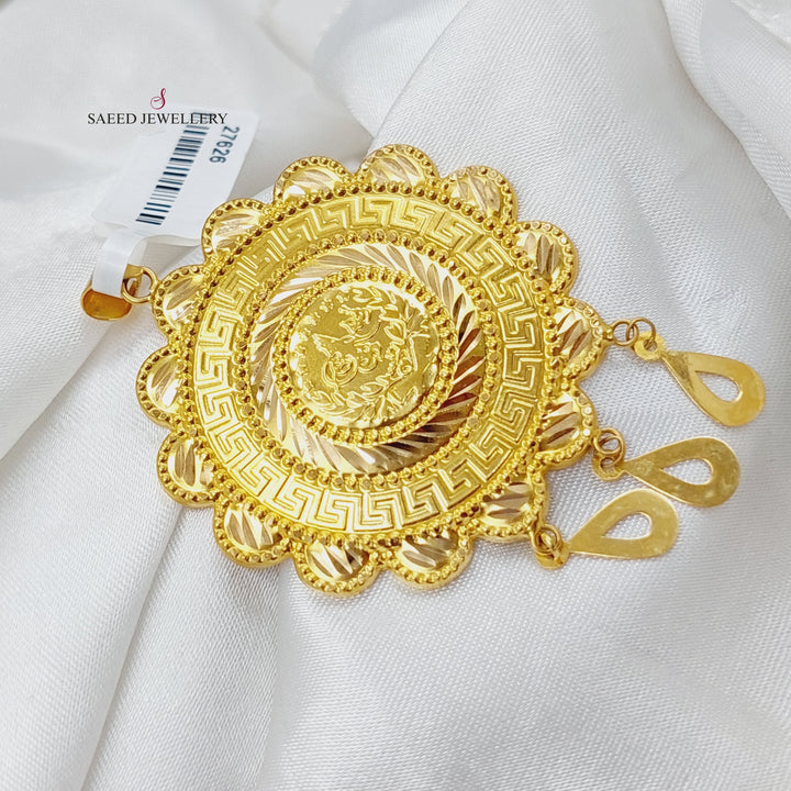 Lirat Rashadi Pendant Made Of 21K Yellow Gold by Saeed Jewelry-27626