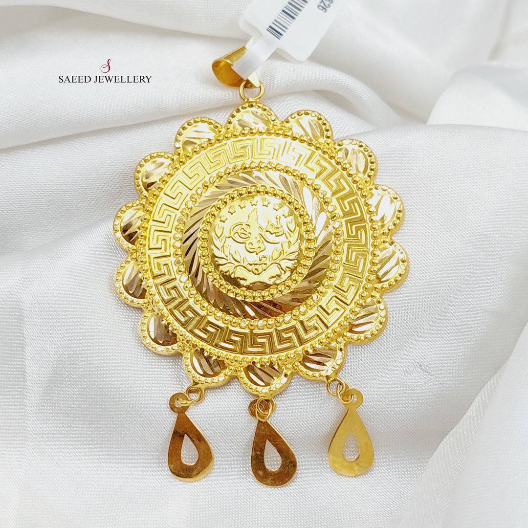 Lirat Rashadi Pendant Made Of 21K Yellow Gold by Saeed Jewelry-27626