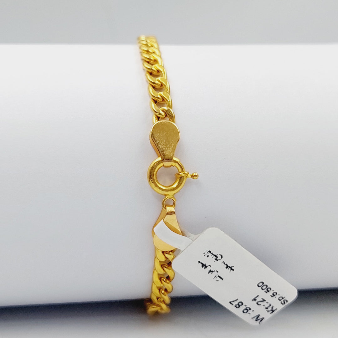 Luxury Bar Bracelet Made Of 21K Colored Gold by Saeed Jewelry-28423