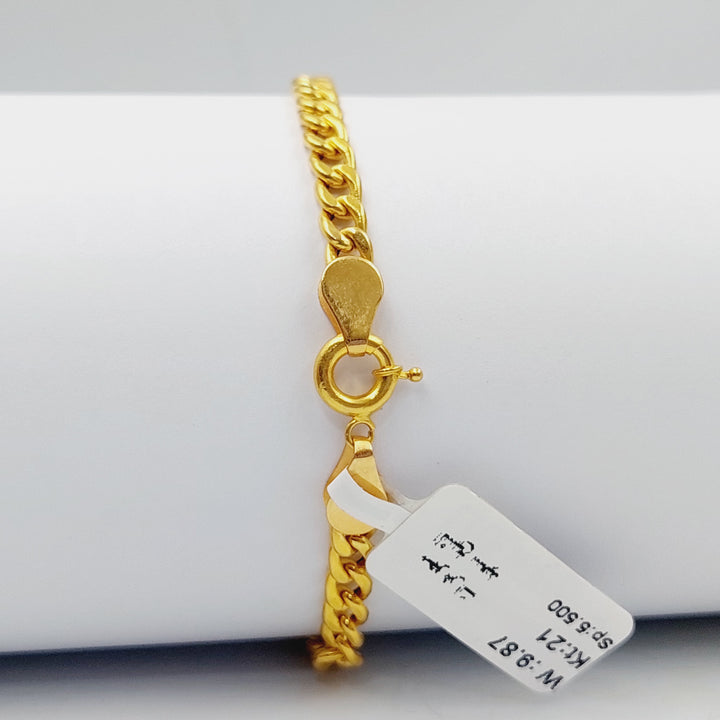 Luxury Bar Bracelet Made Of 21K Colored Gold by Saeed Jewelry-28423