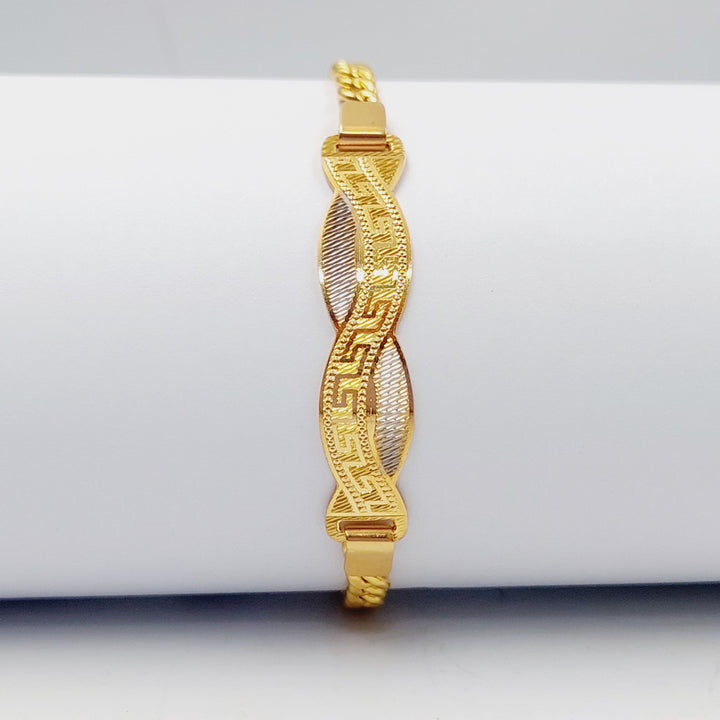 Luxury Bar Bracelet Made Of 21K Colored Gold by Saeed Jewelry-28423