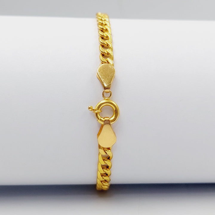 Luxury Bar Bracelet Made Of 21K Colored Gold by Saeed Jewelry-28425
