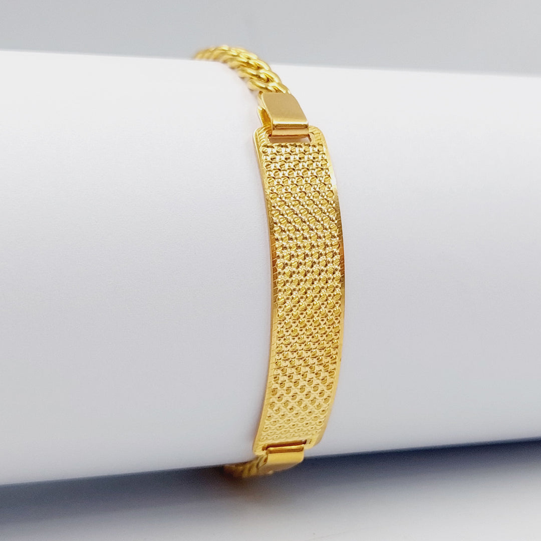 Luxury Bar Bracelet Made Of 21K Yellow Gold by Saeed Jewelry-28426
