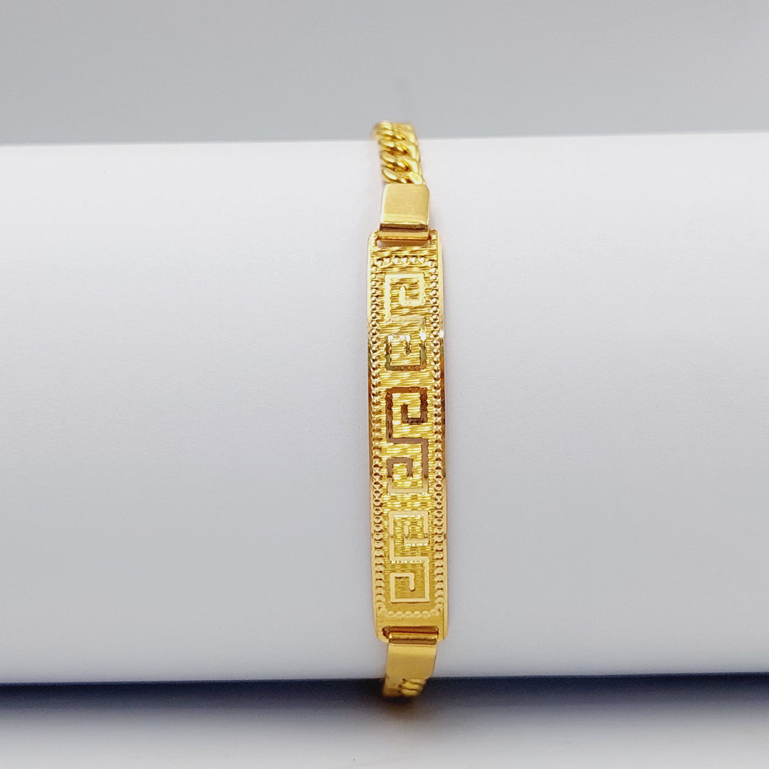 Luxury Bar Bracelet Made Of 21K Yellow Gold by Saeed Jewelry-28427