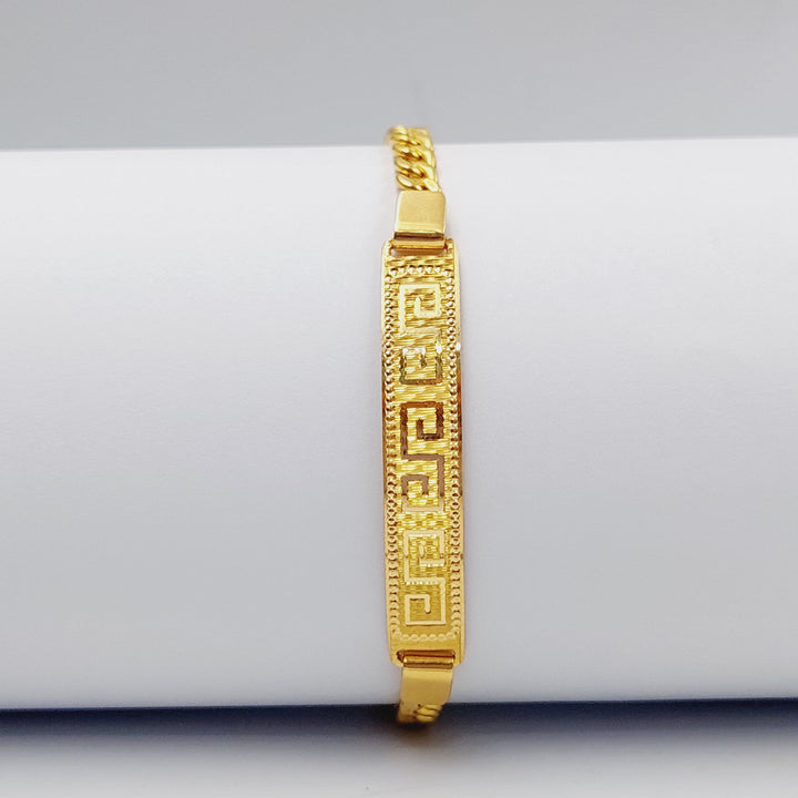 Luxury Bar Bracelet Made Of 21K Yellow Gold by Saeed Jewelry-28427