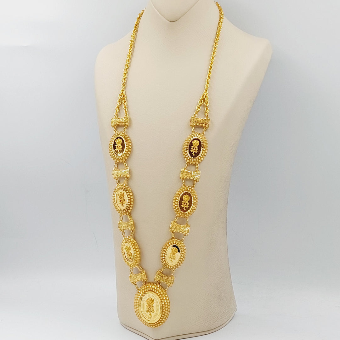 Luxury Ounce Long Necklace Made Of 21K Yellow Gold by Saeed Jewelry-28486