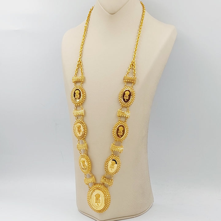 Luxury Ounce Long Necklace Made Of 21K Yellow Gold by Saeed Jewelry-28486
