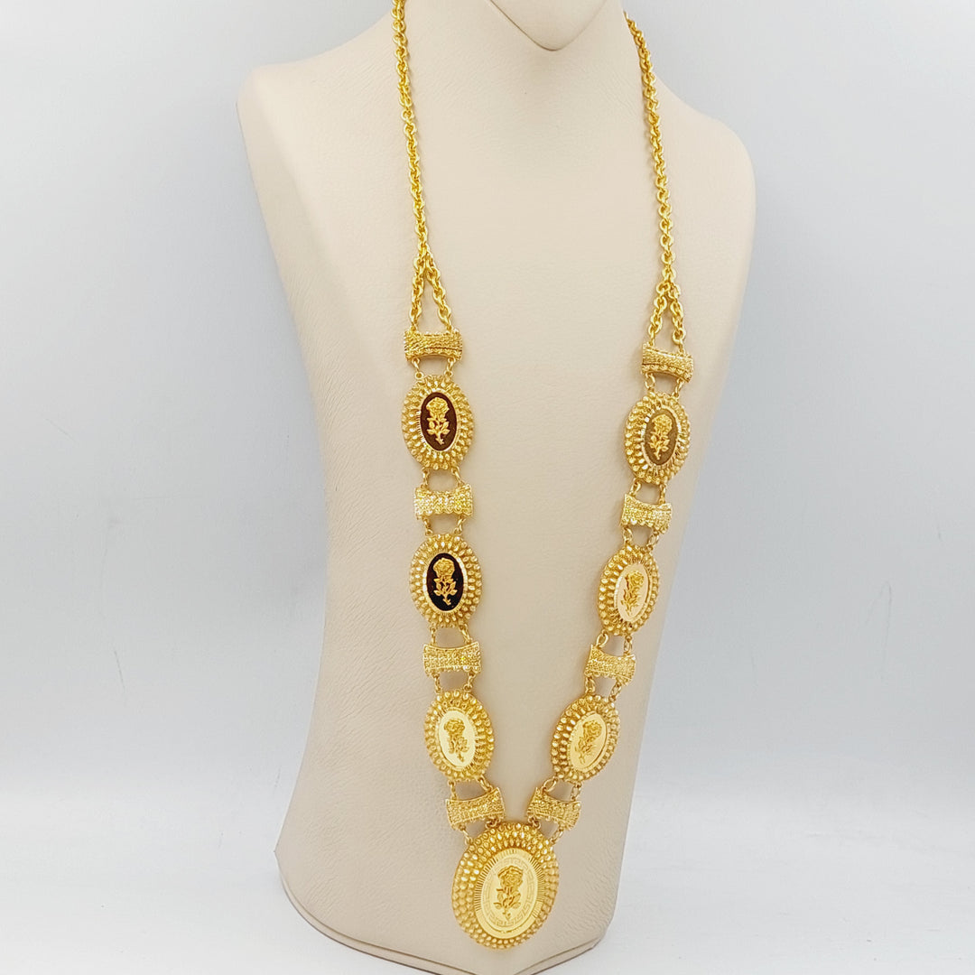 Luxury Ounce Long Necklace Made Of 21K Yellow Gold by Saeed Jewelry-28486