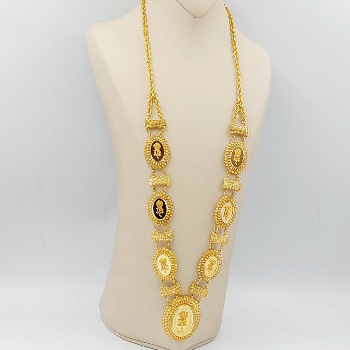 Luxury Ounce Long Necklace Made Of 21K Yellow Gold by Saeed Jewelry-28486