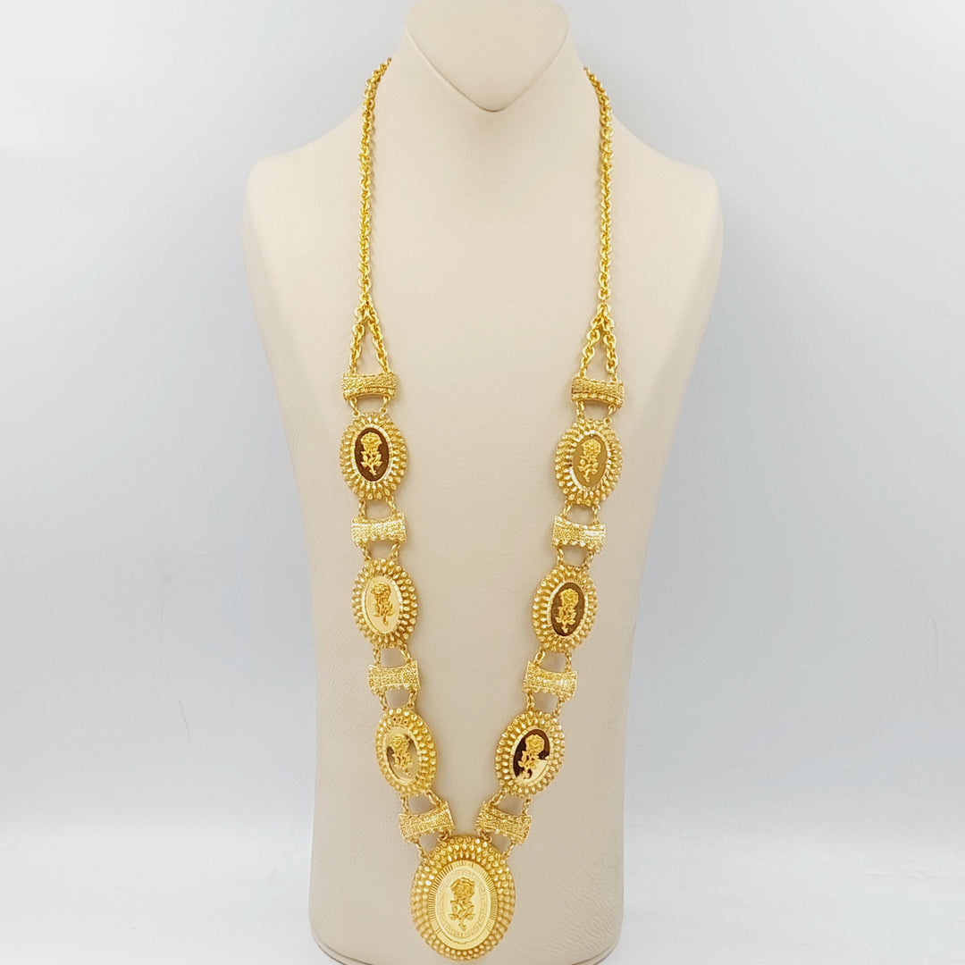 Luxury Ounce Long Necklace Made Of 21K Yellow Gold by Saeed Jewelry-28486