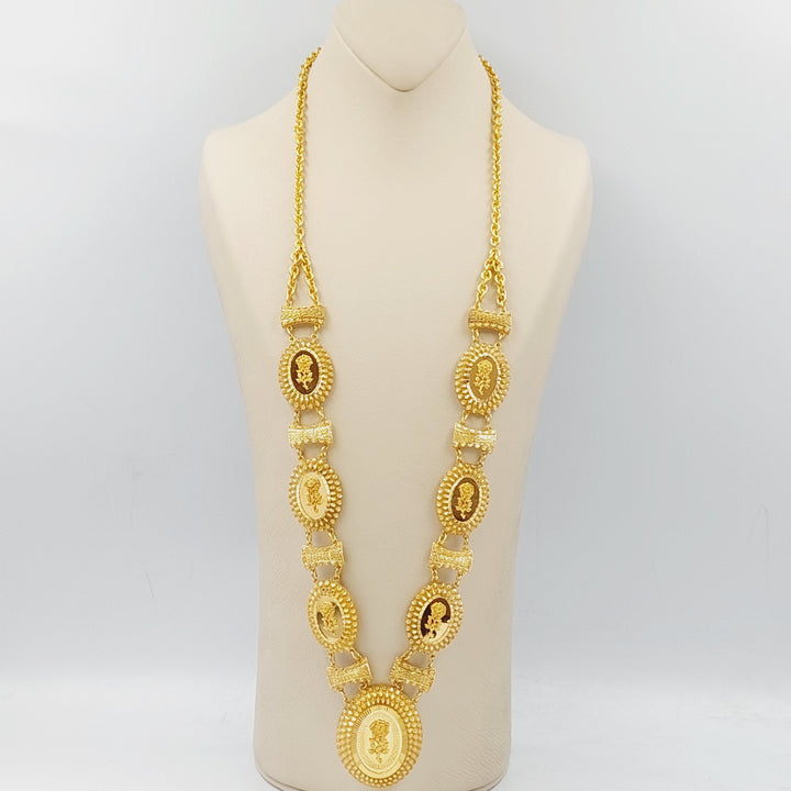 Luxury Ounce Long Necklace Made Of 21K Yellow Gold by Saeed Jewelry-28486