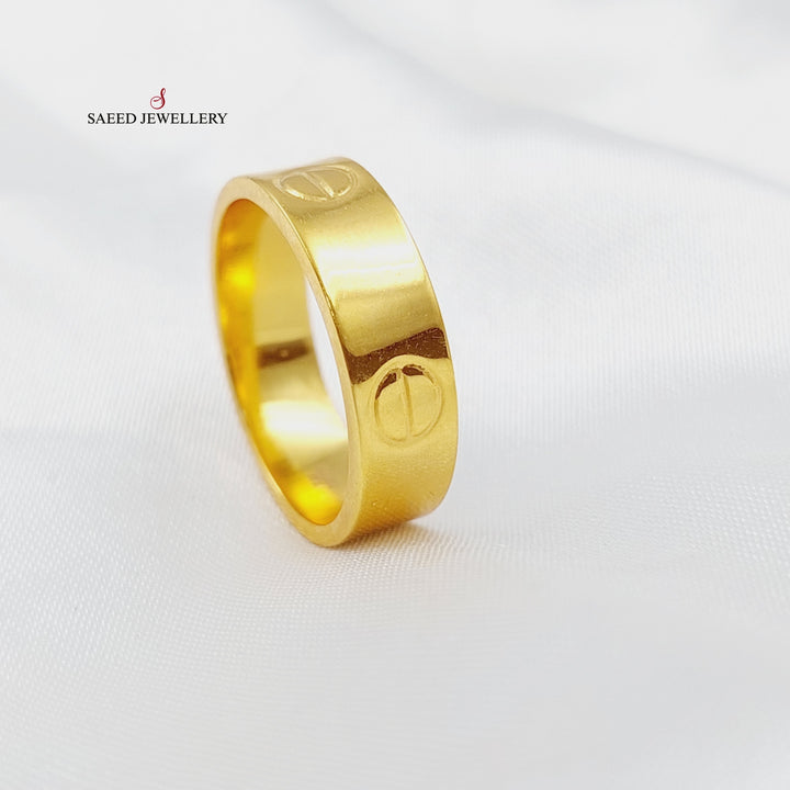 Luxury Plain Wedding Ring Made Of 21K Yellow Gold
  by Saeed Jewelry-28193