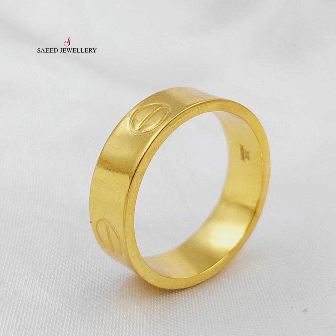 Luxury Plain Wedding Ring Made Of 21K Yellow Gold
  by Saeed Jewelry-28193