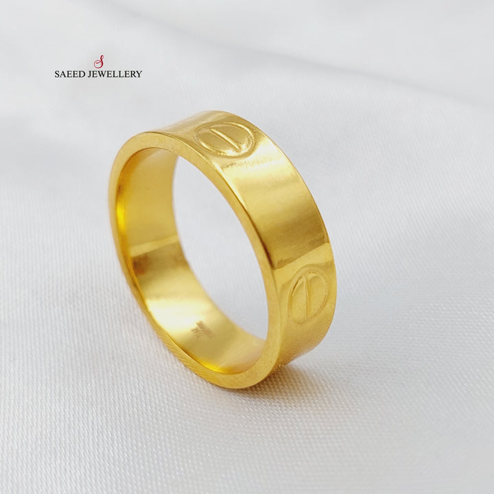 Luxury Plain Wedding Ring Made Of 21K Yellow Gold
  by Saeed Jewelry-28193