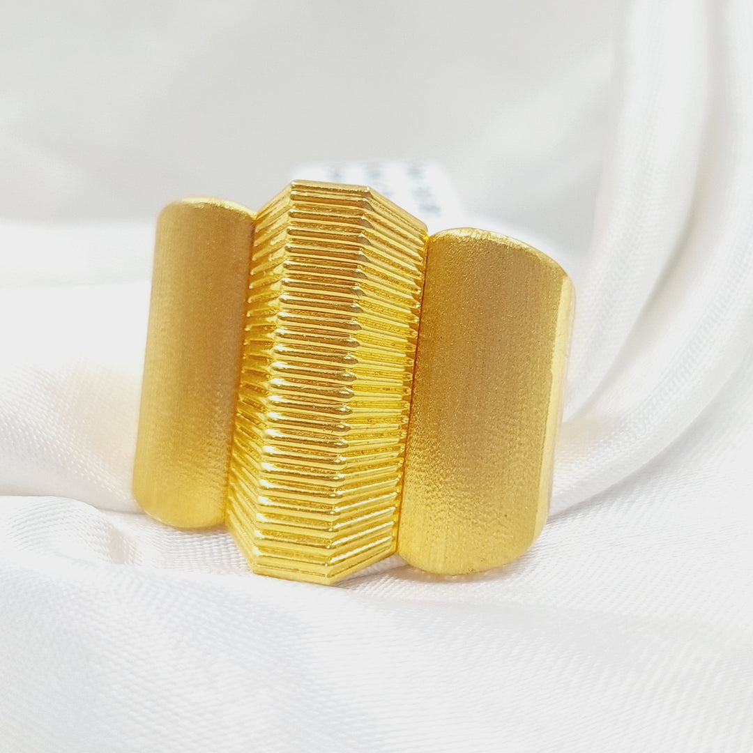Luxury Pyramid Ring Made Of K Yellow Gold by Saeed Jewelry-28451