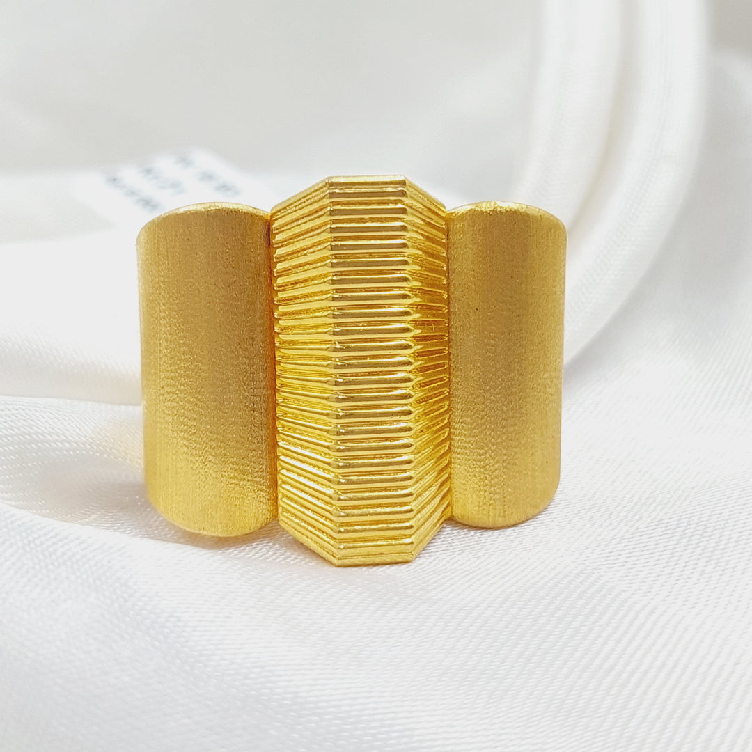 Luxury Pyramid Ring Made Of K Yellow Gold by Saeed Jewelry-28451