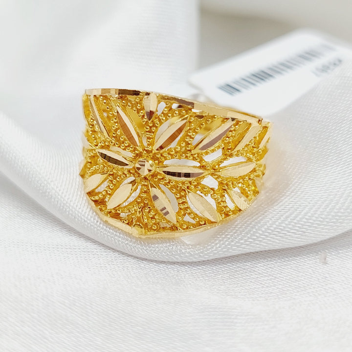 Luxury Spike Ring Made Of 21K Yellow Gold by Saeed Jewelry-28367