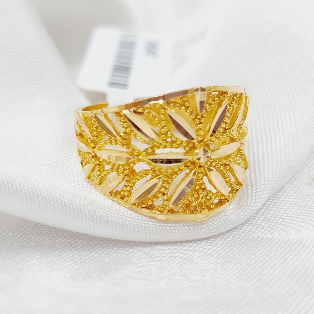 Luxury Spike Ring Made Of 21K Yellow Gold by Saeed Jewelry-28367