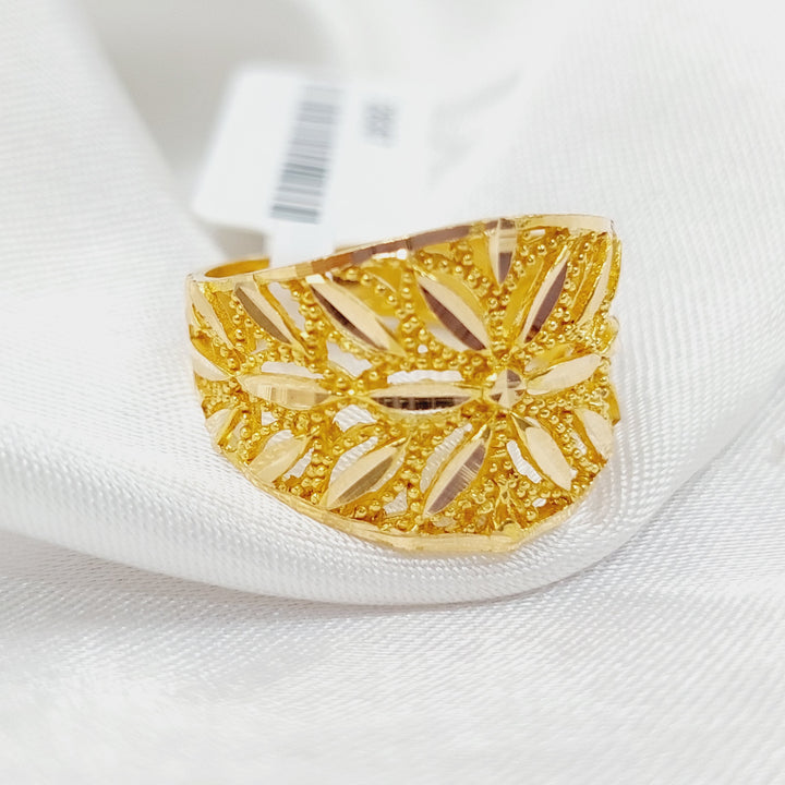 Luxury Spike Ring Made Of 21K Yellow Gold by Saeed Jewelry-28367