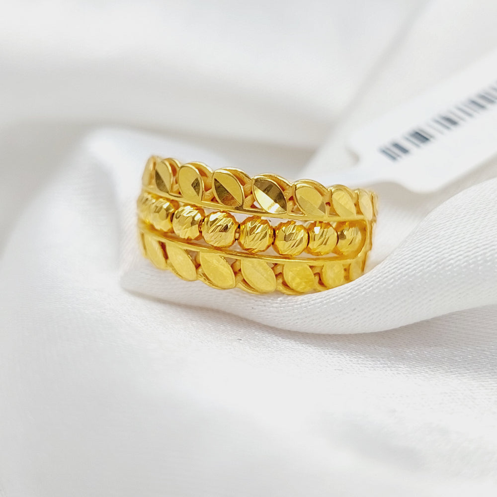 Luxury Spike Ring Made Of 21K Yellow Gold by Saeed Jewelry-28380