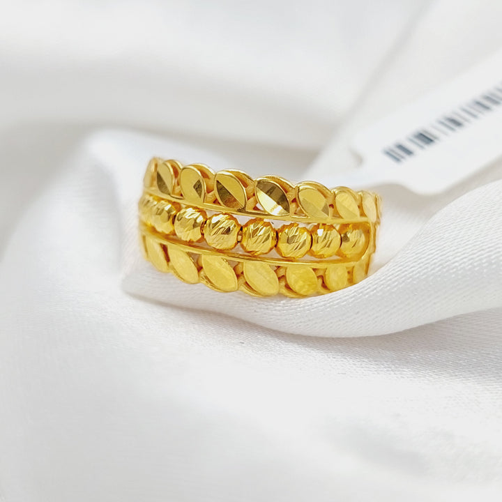 Luxury Spike Ring Made Of 21K Yellow Gold by Saeed Jewelry-28380