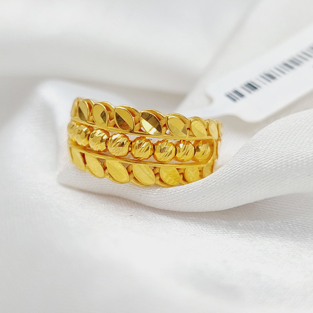 Luxury Spike Ring Made Of 21K Yellow Gold by Saeed Jewelry-28380