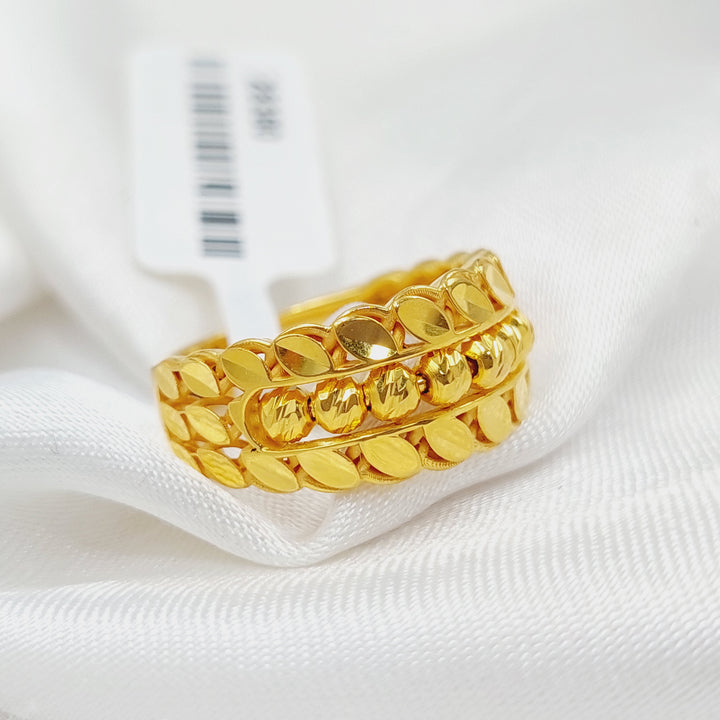 Luxury Spike Ring Made Of 21K Yellow Gold by Saeed Jewelry-28380