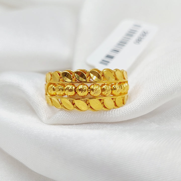 Luxury Spike Ring Made Of 21K Yellow Gold by Saeed Jewelry-28380