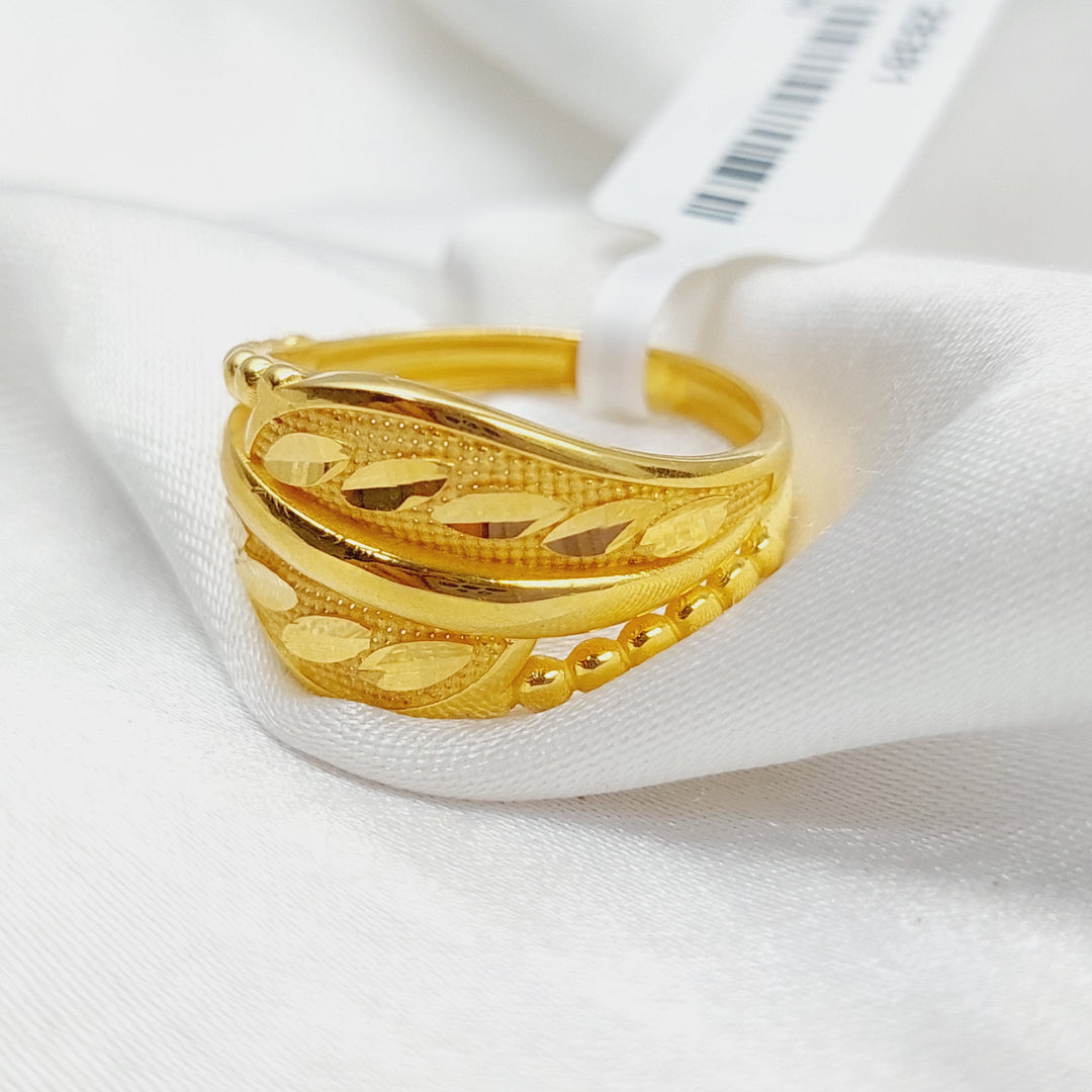Luxury Spike Ring Made Of 21K Yellow Gold by Saeed Jewelry-28381