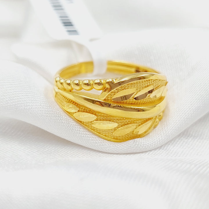 Luxury Spike Ring Made Of 21K Yellow Gold by Saeed Jewelry-28381