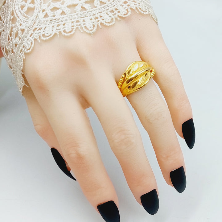 Luxury Spike Ring Made Of 21K Yellow Gold by Saeed Jewelry-28381