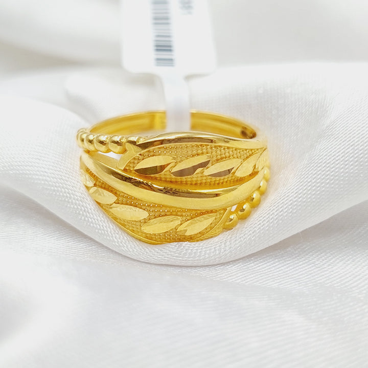 Luxury Spike Ring Made Of 21K Yellow Gold by Saeed Jewelry-28381