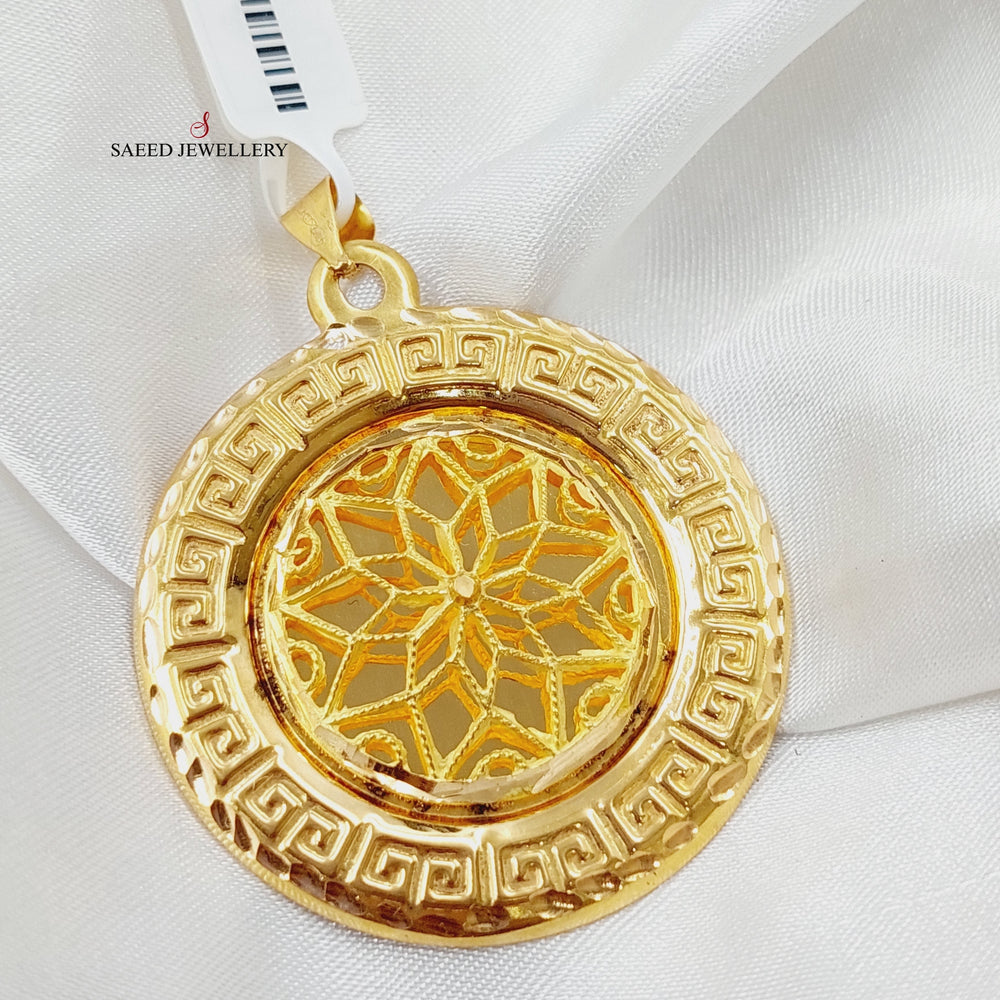 Luxury Star Pendant Made Of 21K Yellow Gold by Saeed Jewelry-27856