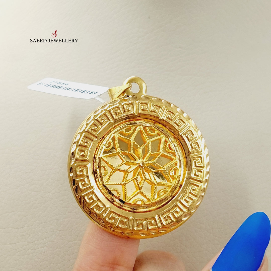 Luxury Star Pendant Made Of 21K Yellow Gold by Saeed Jewelry-27856