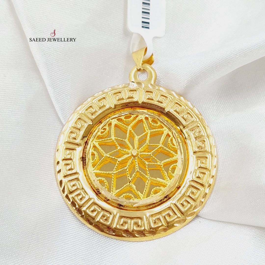 Luxury Star Pendant Made Of 21K Yellow Gold by Saeed Jewelry-27856