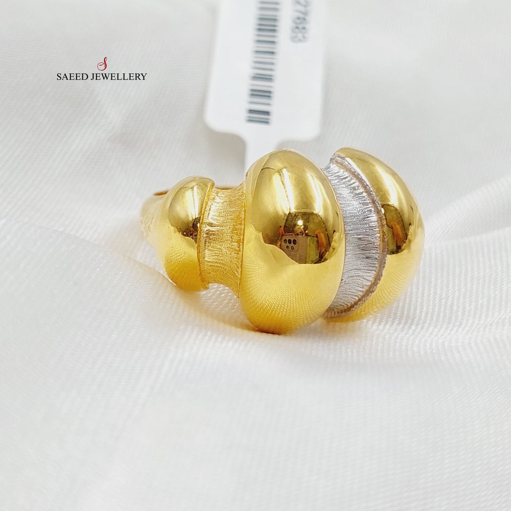 Luxury Turkish Ring Made Of 21K Colored Gold by Saeed Jewelry-27683