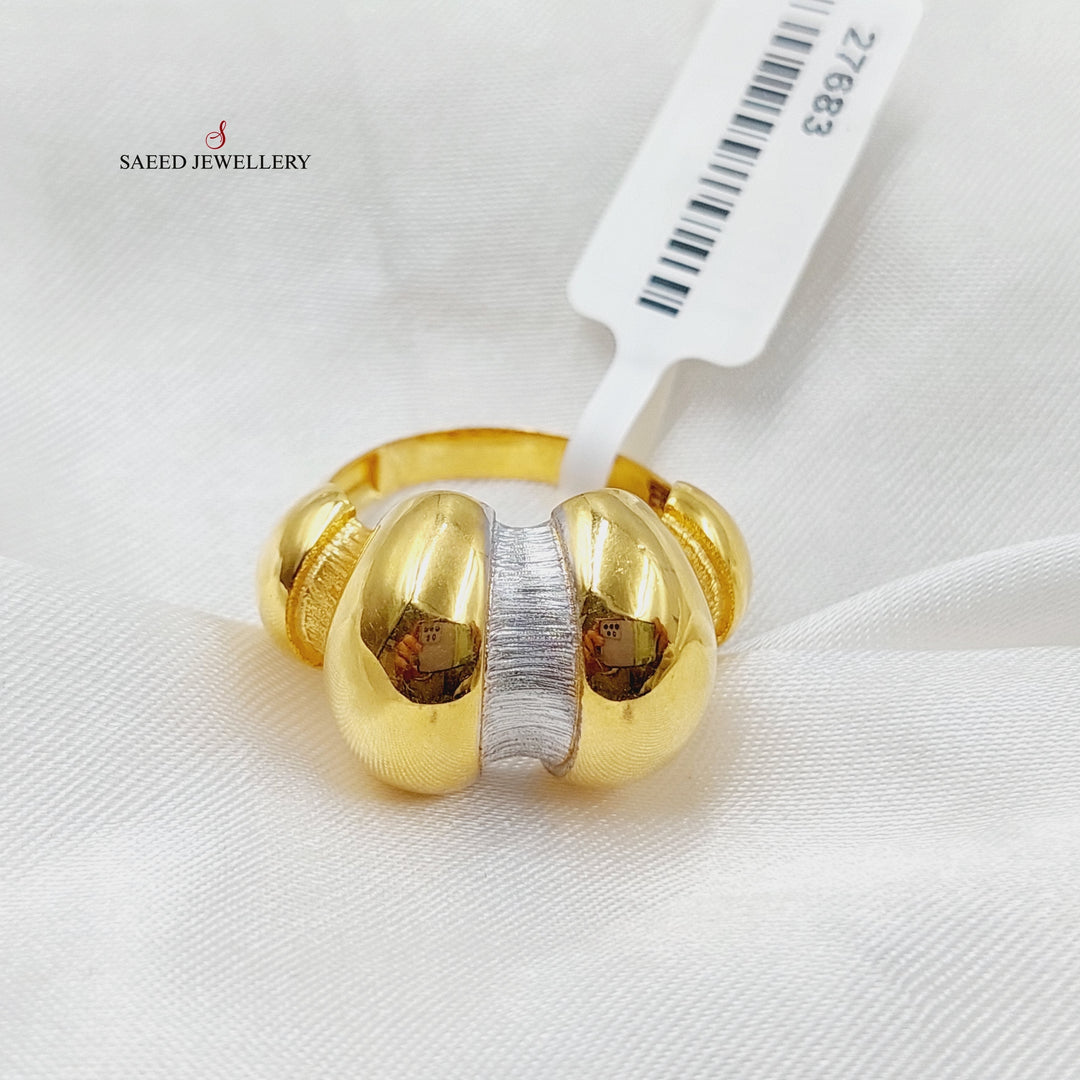 Luxury Turkish Ring Made Of 21K Colored Gold by Saeed Jewelry-27683