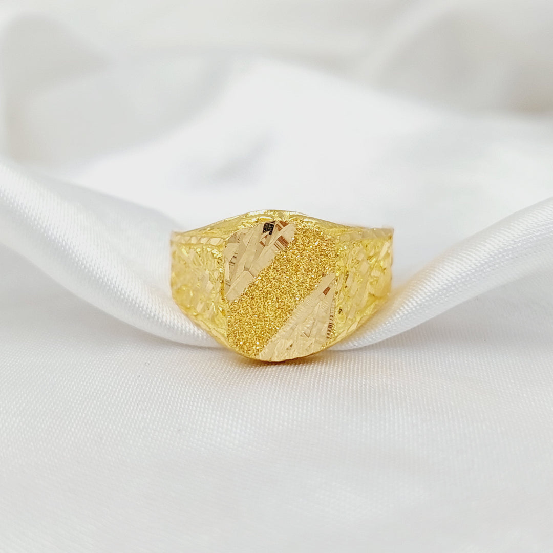 Mens Ring  Made of 21K Yellow Gold by Saeed Jewelry-31054