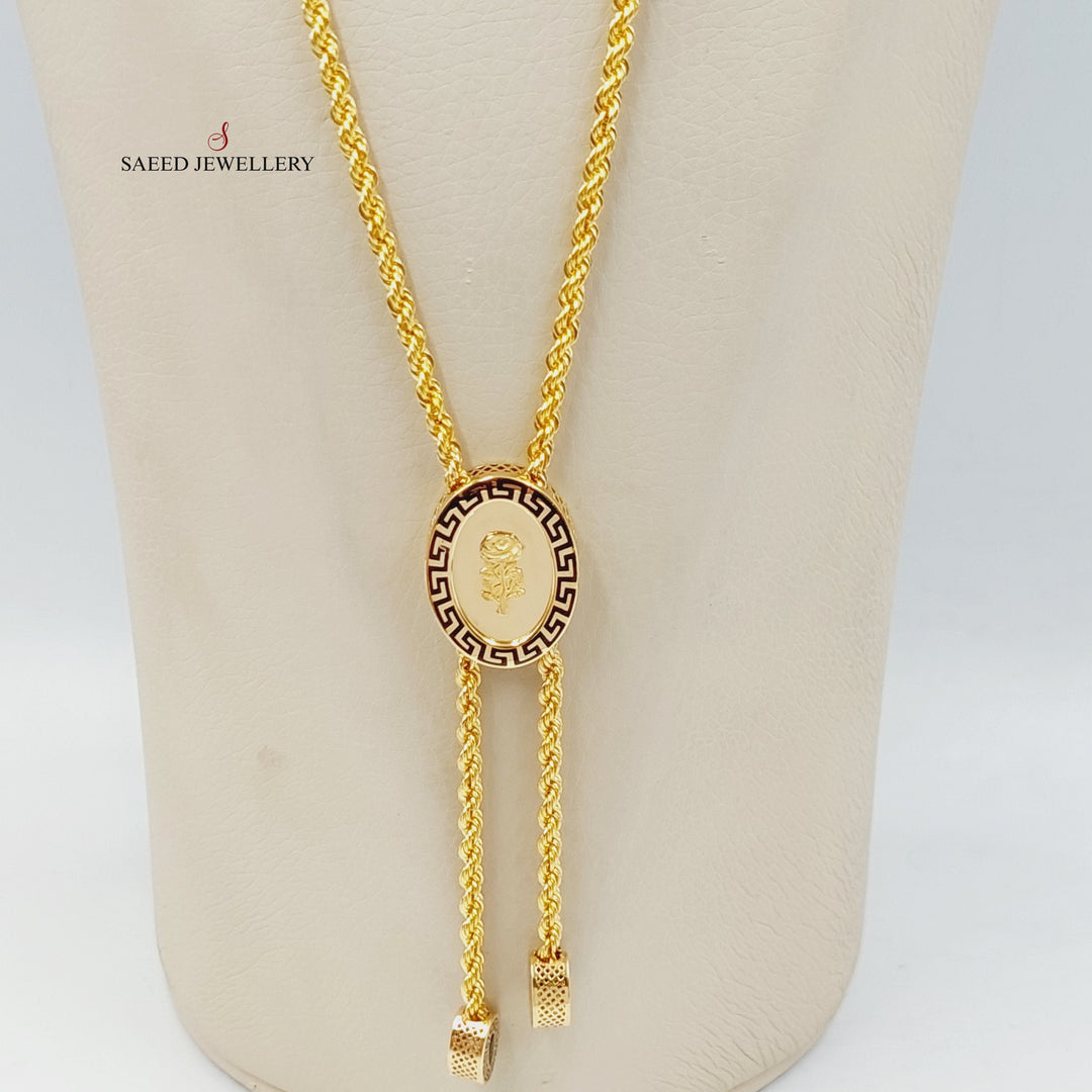 Ounce Balls Necklace  Made Of 21K Yellow Gold by Saeed Jewelry-29119