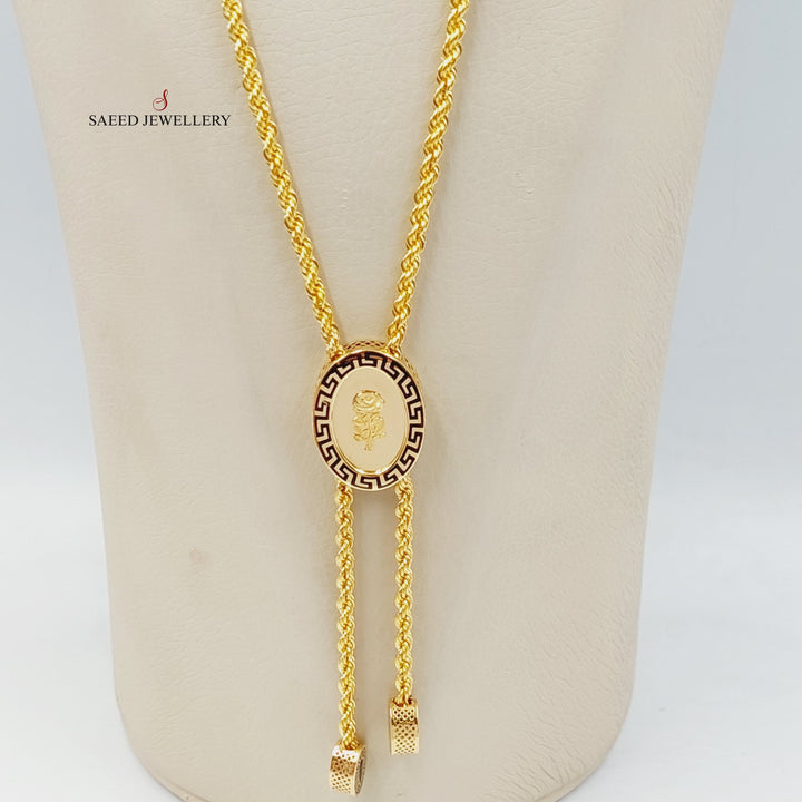Ounce Balls Necklace  Made Of 21K Yellow Gold by Saeed Jewelry-29119