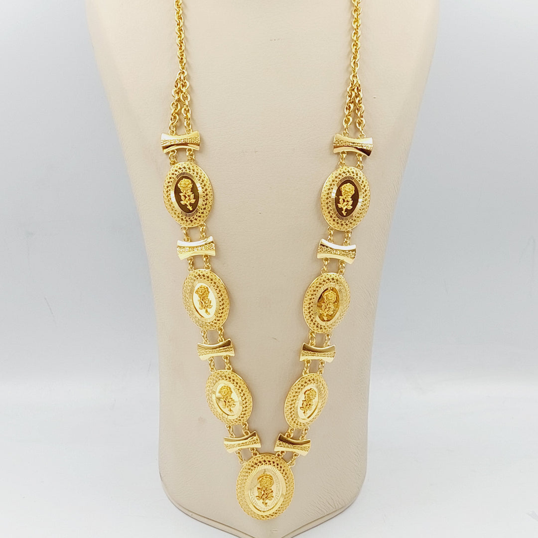 Ounce Long Necklace  Made Of 21K Yellow Gold by Saeed Jewelry-28916