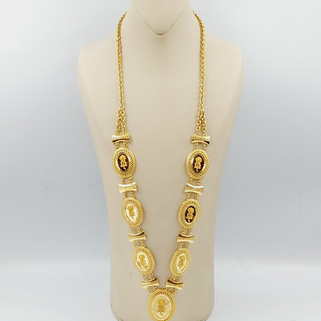 Ounce Long Necklace  Made Of 21K Yellow Gold by Saeed Jewelry-28916