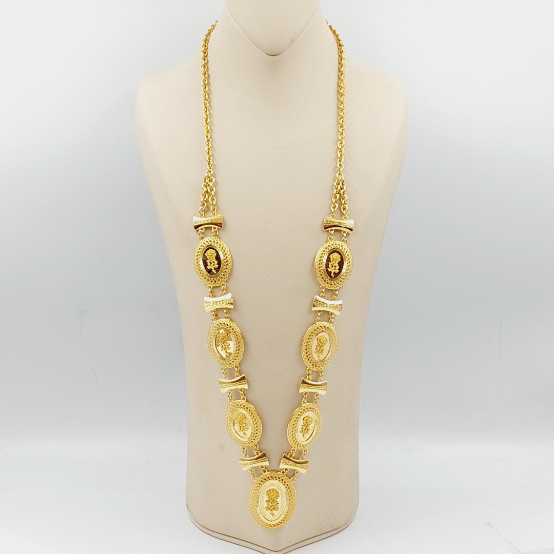 Ounce Long Necklace  Made Of 21K Yellow Gold by Saeed Jewelry-28916